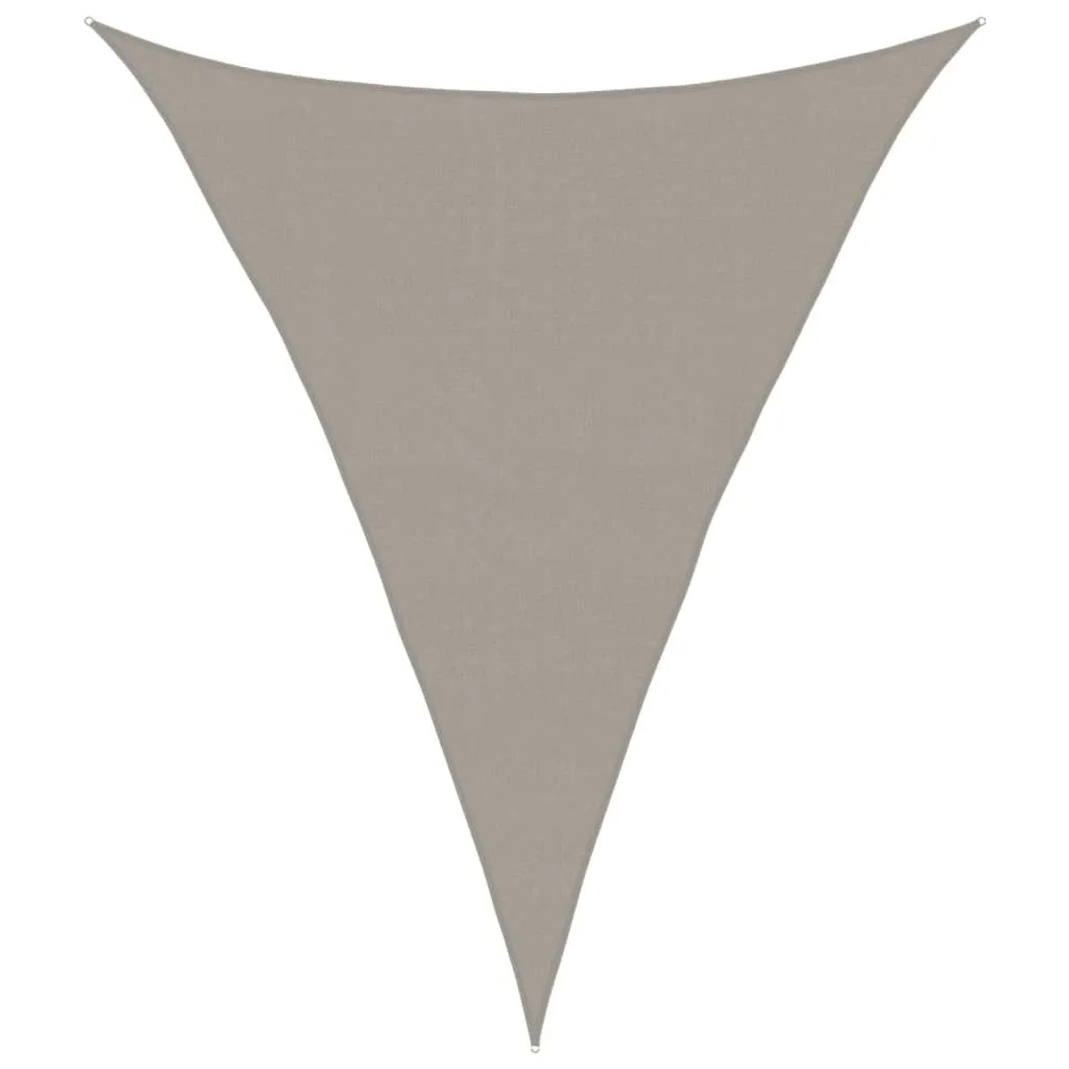 Furnicato Sonnensegel 160 G M² Dreieckig Hellgrau 4x5x5 M Hdpe