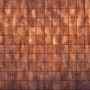 Komar Vlies Fototapete Erosion, 400x280cm, mit Rost-Optik und quadratischem Muster.