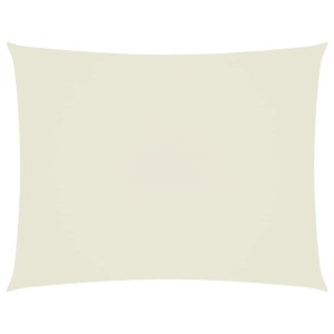 vidaXL Sonnensegel Oxford-Gewebe Rechteckig 5x7 m Creme 135220