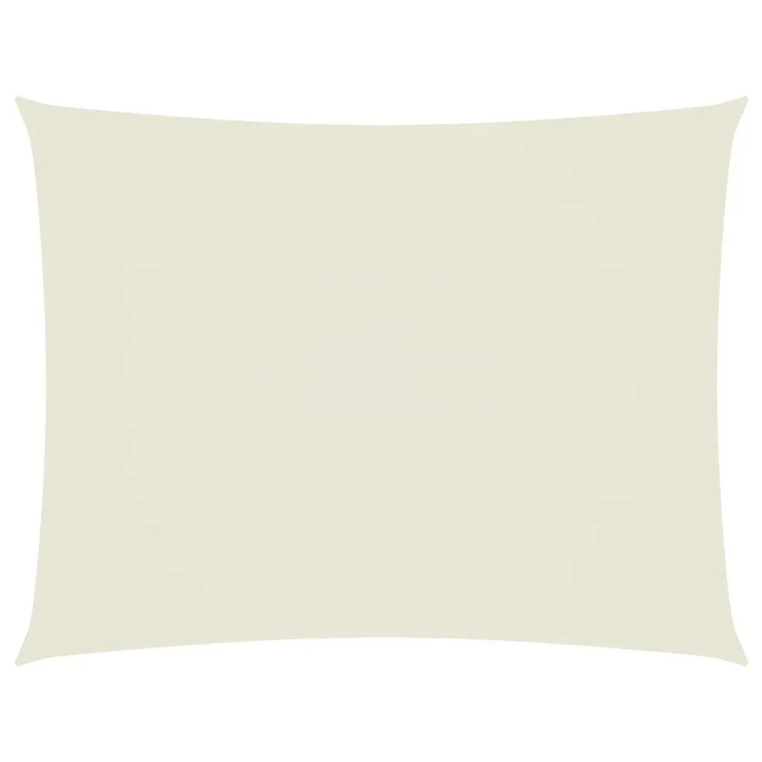 vidaXL Sonnensegel Oxford-Gewebe Rechteckig 5x7 m Creme 135220