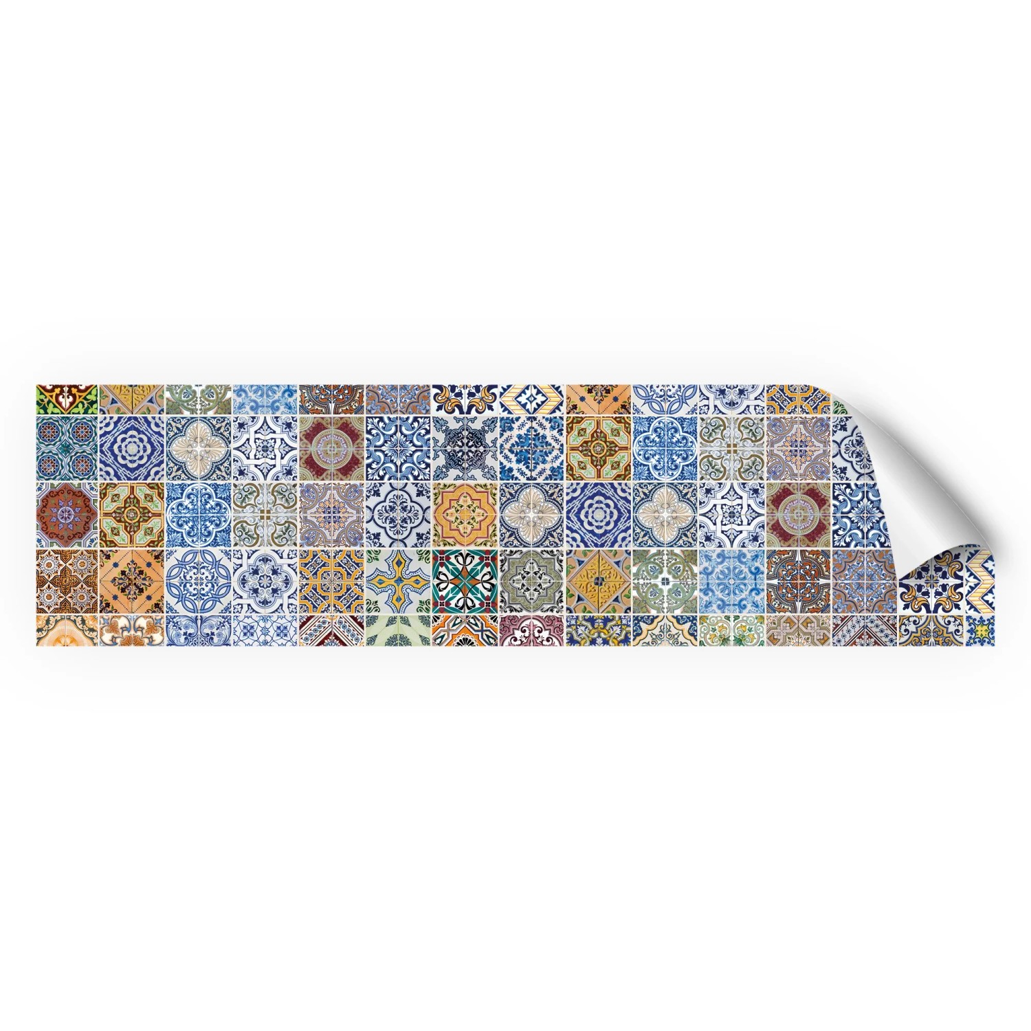 Myspotti Küchenrückwandfolie Pablo Fliese Selbstklebend 220 cm x 60 cm