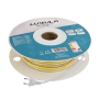 LUXULA COB LED Streifen, 50m, grün, auf Rolle mit Stecker. Weihnachtsbeleuchtung.