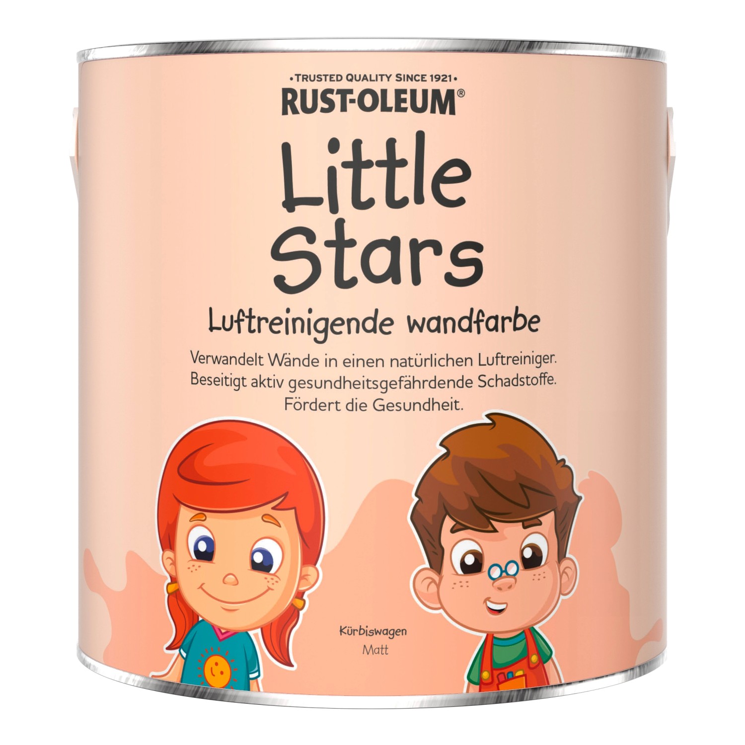 Rust-Oleum Little Stars Luftreinigende Wandfarbe Kürbiswagen 2,5 l