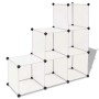 vidaXL Regalsystem Würfel-Regal mit 6 Fächern Weiß 244922