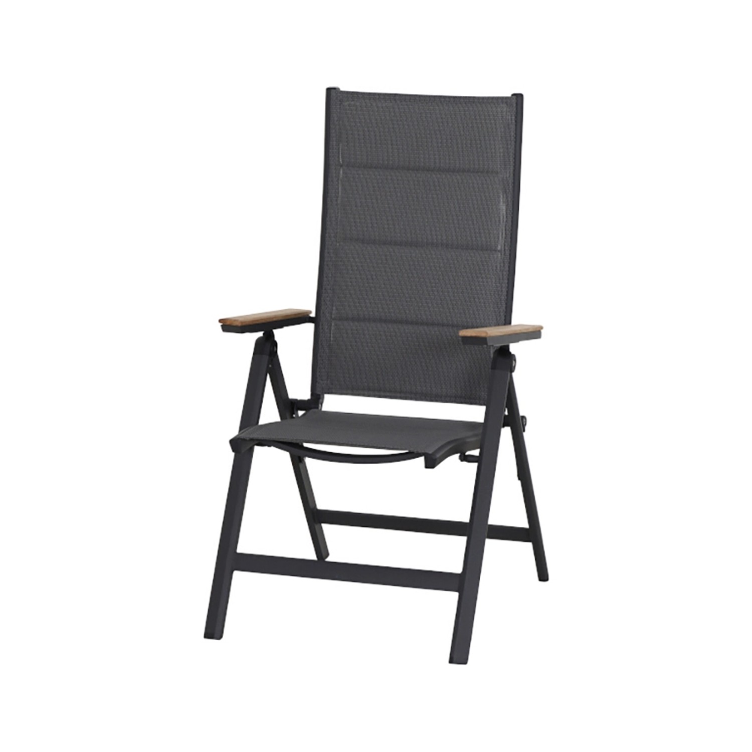 Siena Garden Klappsessel Tesor 68 cm x 59 cm x 110 cm Matt-Anthrazit