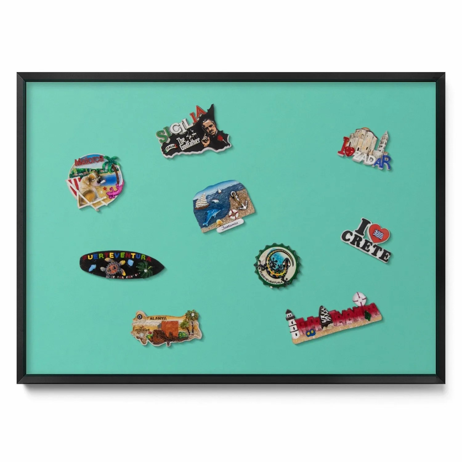 Tulup Magnettafel Metalltafel für Magnete Mintgrün 70x50 cm Magnetboard Ger günstig online kaufen