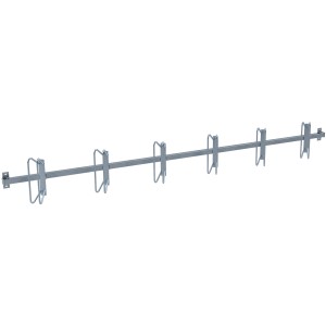 Feuerverzinkter Schake Fahrradständer Reihenparker zur Wandmontage für bis zu 5 Fahrräder.