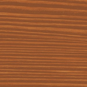 Holzoberfläche mit Xyladecor Holzschutz-Lasur 2in1, Farbton Kastanie, matte Optik.