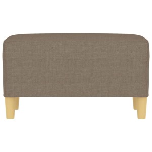 vidaXL Sitzbank Taupe 70x35x41 cm Stoff 349374