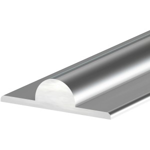 Bodenlaufschiene 55 mm zum Aufschrauben für Poolabdeckung.