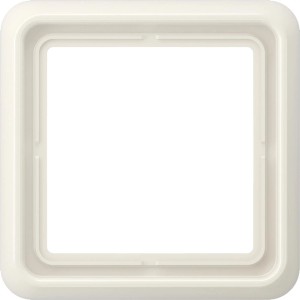 Jung Abdeckrahmen 1-fach CD500 in Weiß für Schalter und Steckdosen.