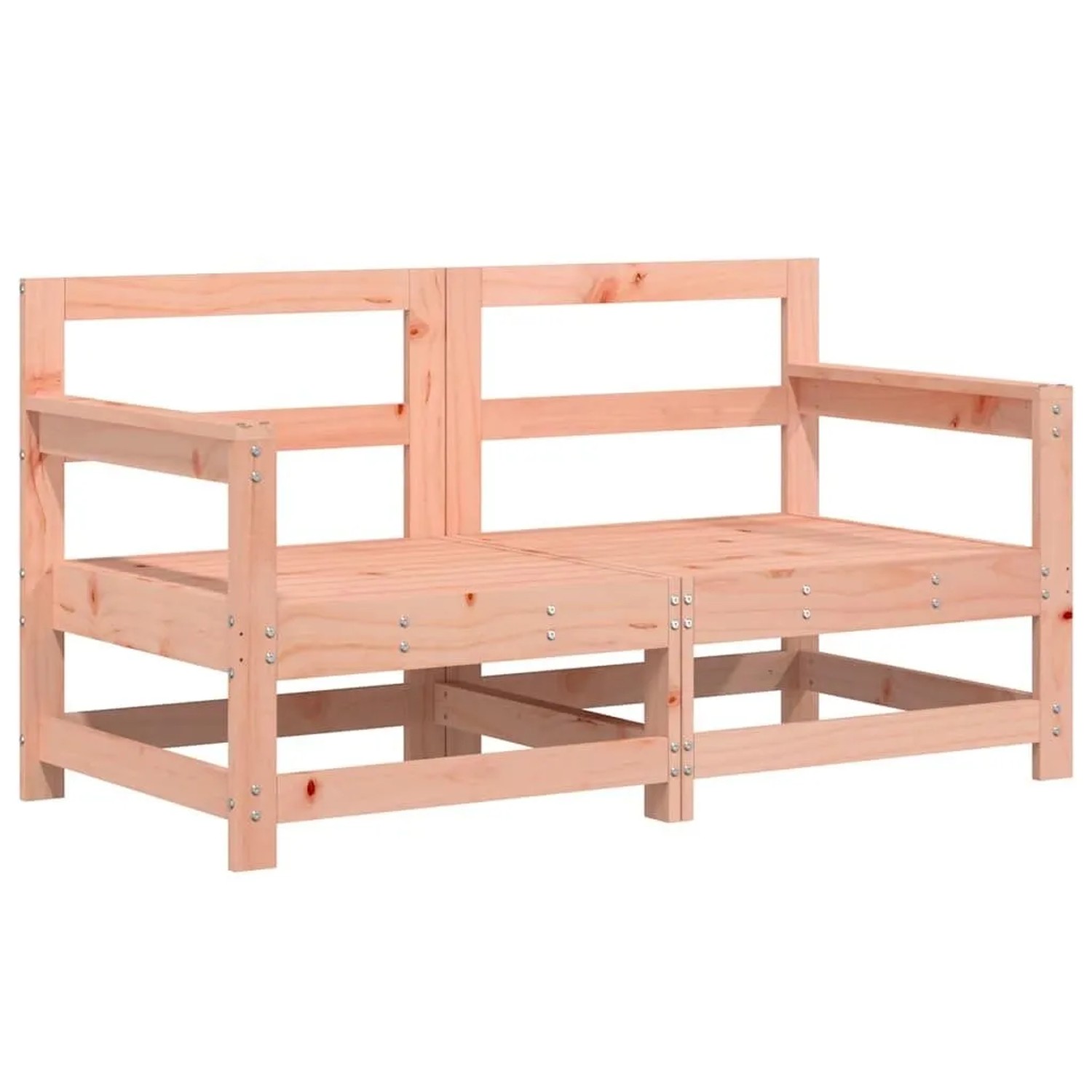 vidaXL Garten-Ecksofas 2 Stk Massivholz Douglasie 825511