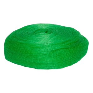 Grünes Windhager Vogelschutznetz Rational, 2x5m, aufgerollt.