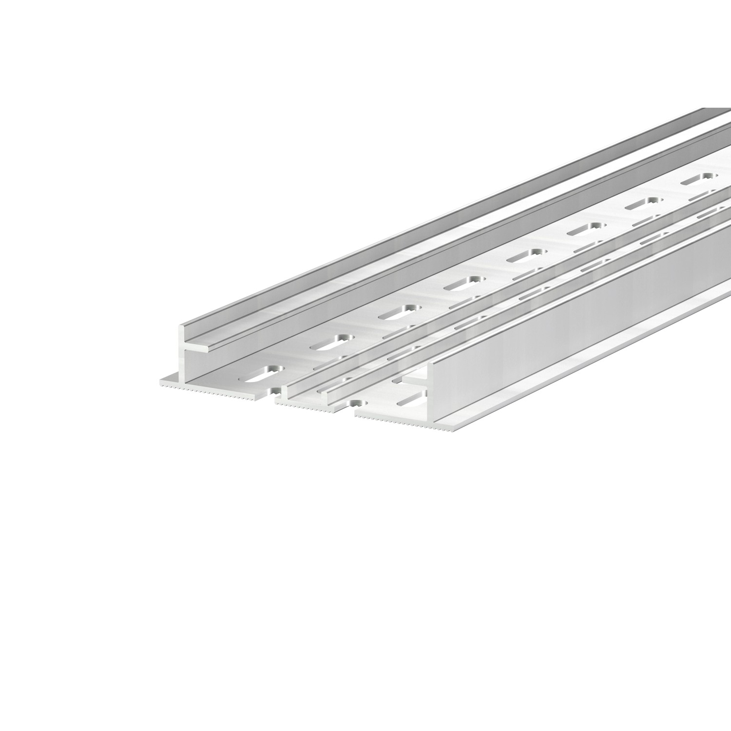 GS Terrassen Halter für Rinne Proside 100 mm x 20 mm x 200 mm Alu Blank