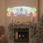 vidaXL Weihnachtsstern mit 432 LEDs Mehrfarbig 180 x 57 cm PVC 42018956_3
