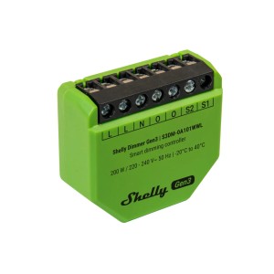 Shelly Unterputz Dimmer Gen3 Grün
