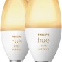 2er-Pack Philips Hue E14 LED-Kerzen, White Ambiance, 470 lm. Smarte Beleuchtung für Ihr Zuhause.