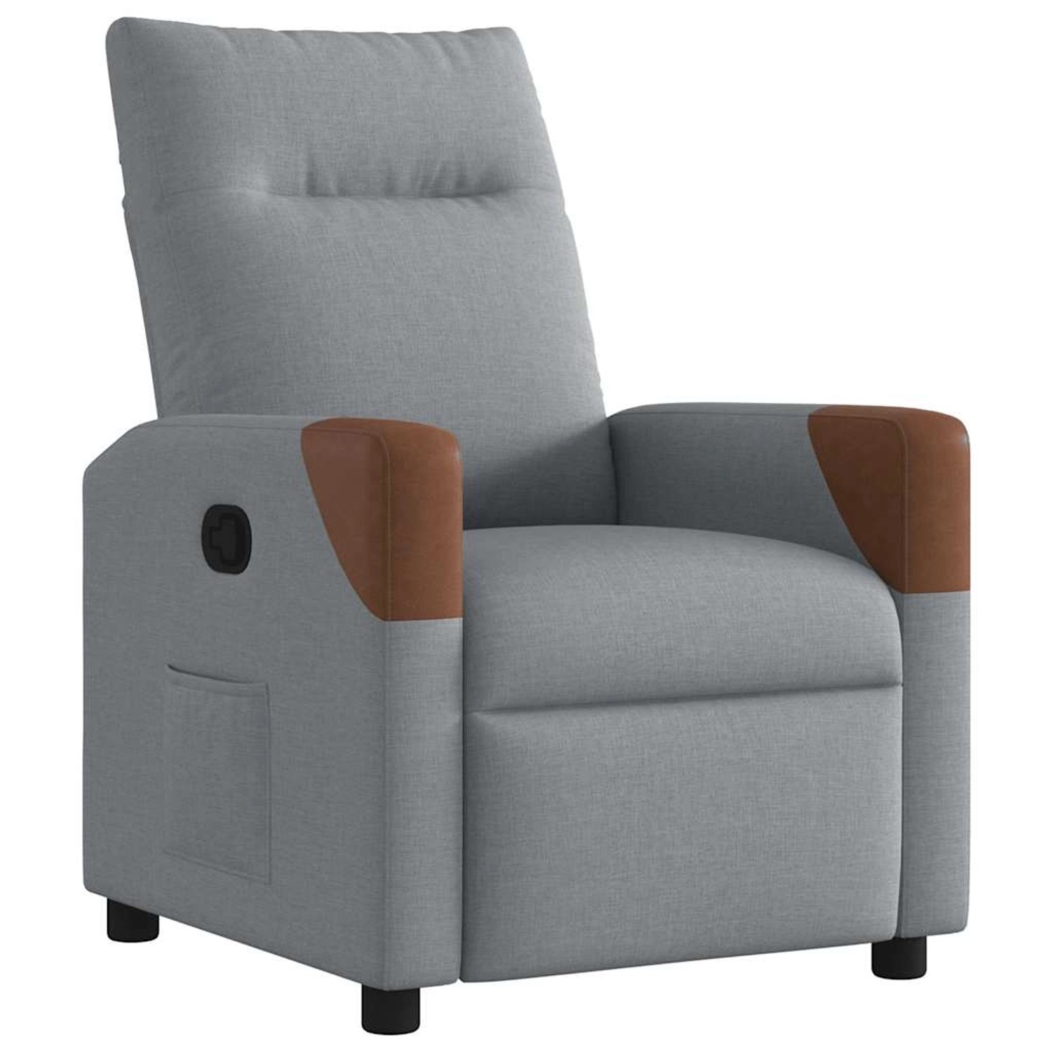 vidaXL Relaxsessel Hellgrau Stoff 4104809 günstig online kaufen