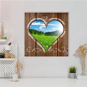Banjado Glas-Magnettafel 50x50cm – Mit Motiv ‚Pause‘, Beschreibbar & Magnetisch, Inkl. 4 Magneten