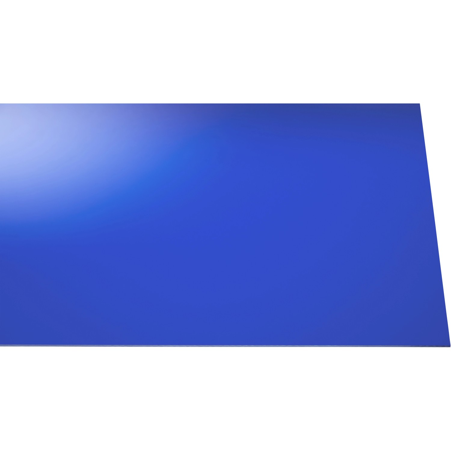 Acryl Platte Eben 3 mm Glatt Blau 250 mm x 500 mm