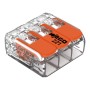 Wago Hebelklemme 221-413, 3-polig, für Leiter von 0,2-4 mm², 10er-Pack