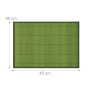 Relaxdays Tischset 6er Set Bambus Grün Rutschhemmend 45 cm x 30 cm_4