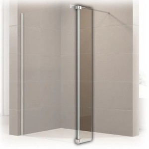 Bernstein Seitenelement Spritzschutz Echtglas NT106 Klarglas