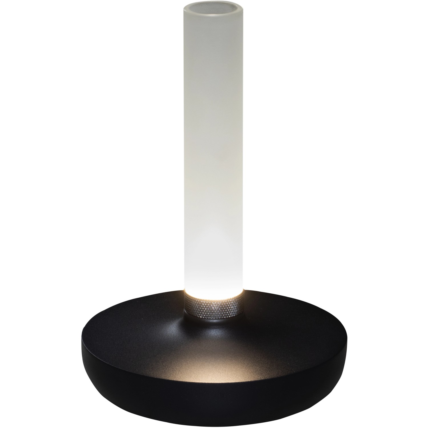Konstsmide LED-Akku-Vase Biarritz Schwarz ø 13,5 cm x 20,5 cm