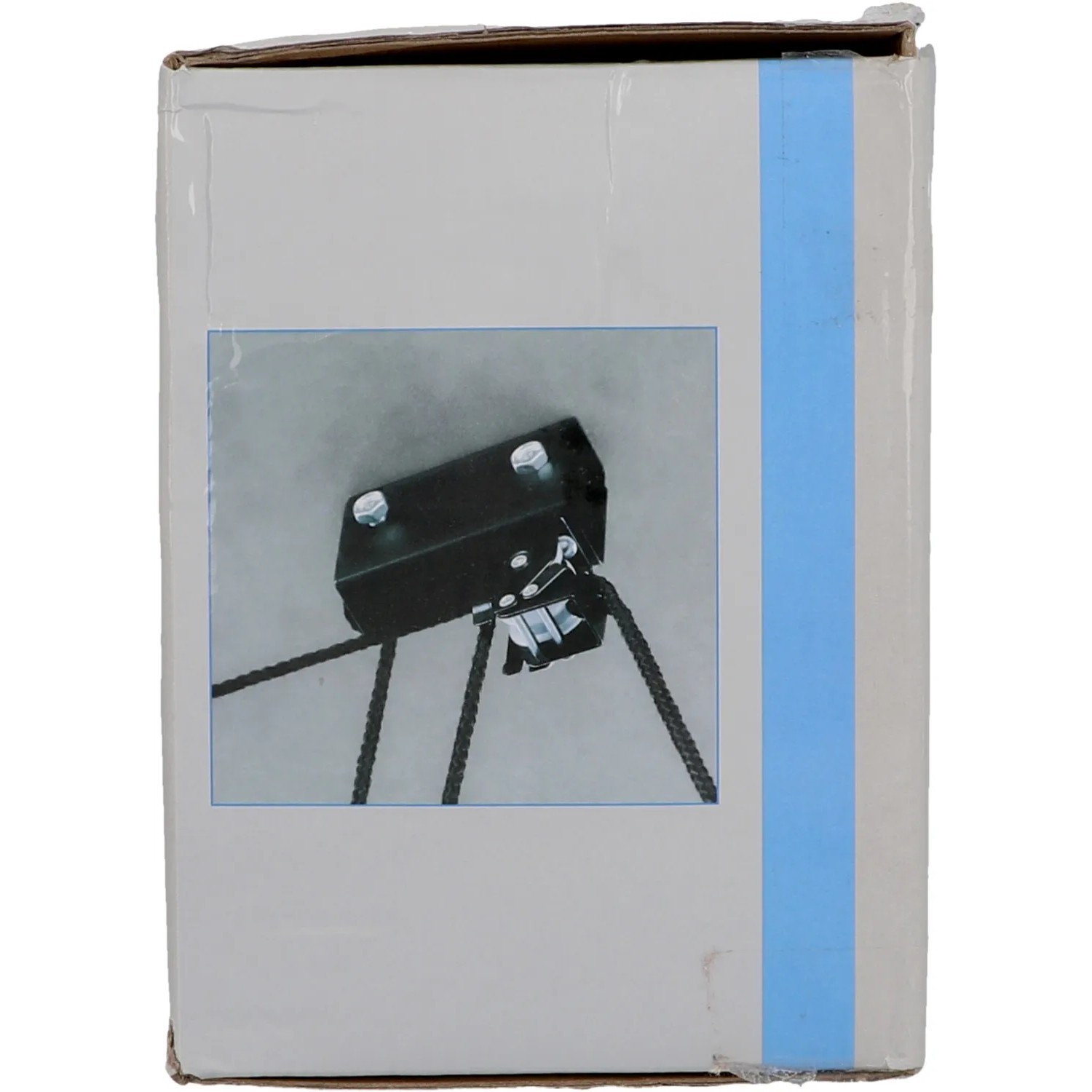 Verpackung des Fischer Fahrradlift ProfiPlus, Tragkraft 57kg. Deckenlift zur Garagenmontage.