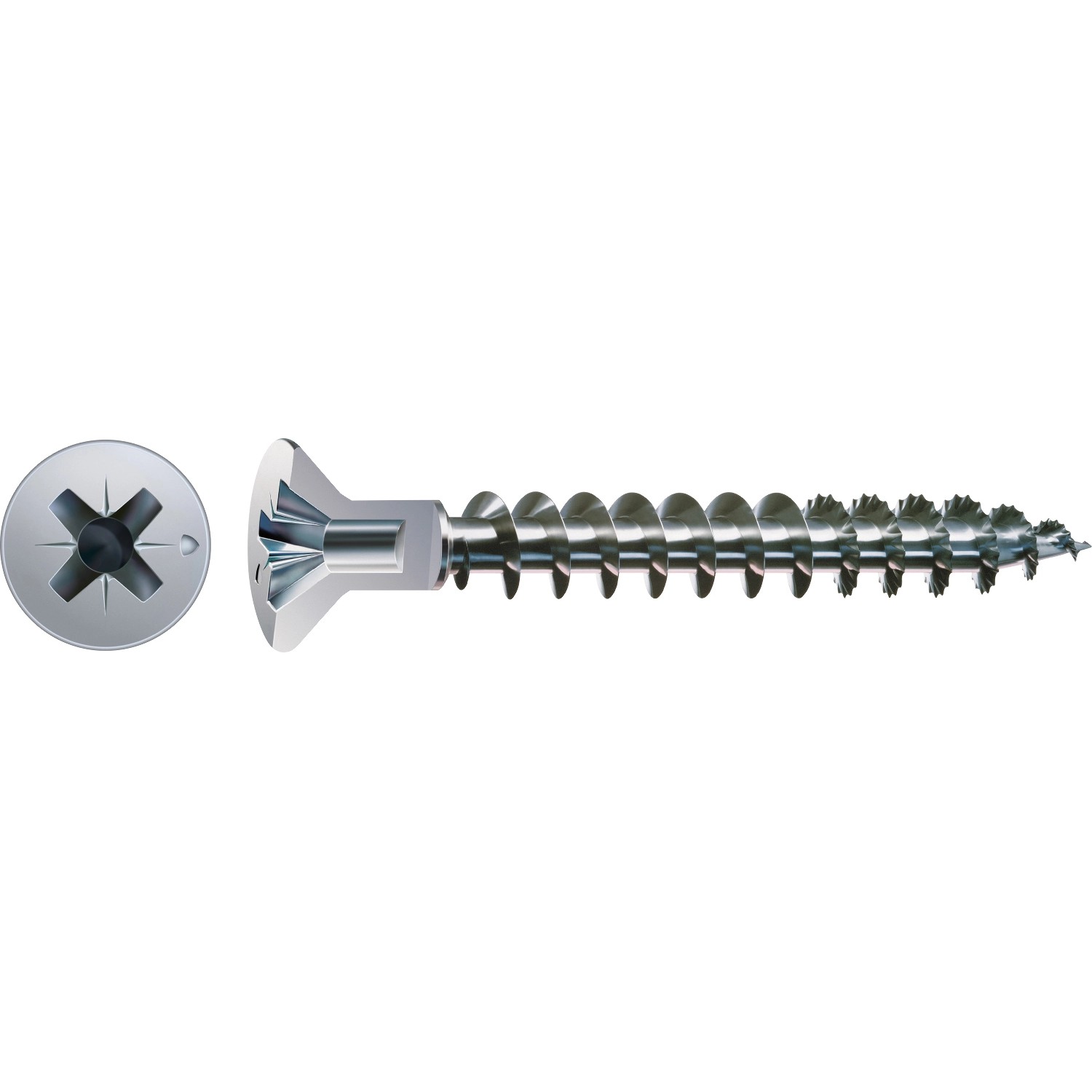 Spax Senkkopf Möbelschraube PZ-Antrieb Ø 4,5 mm x 50 mm 25 Stück