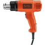 Black+Decker Heißluftgerät KX1650, 1750 W, orange, mit Abschaltautomatik und Metallbügel.