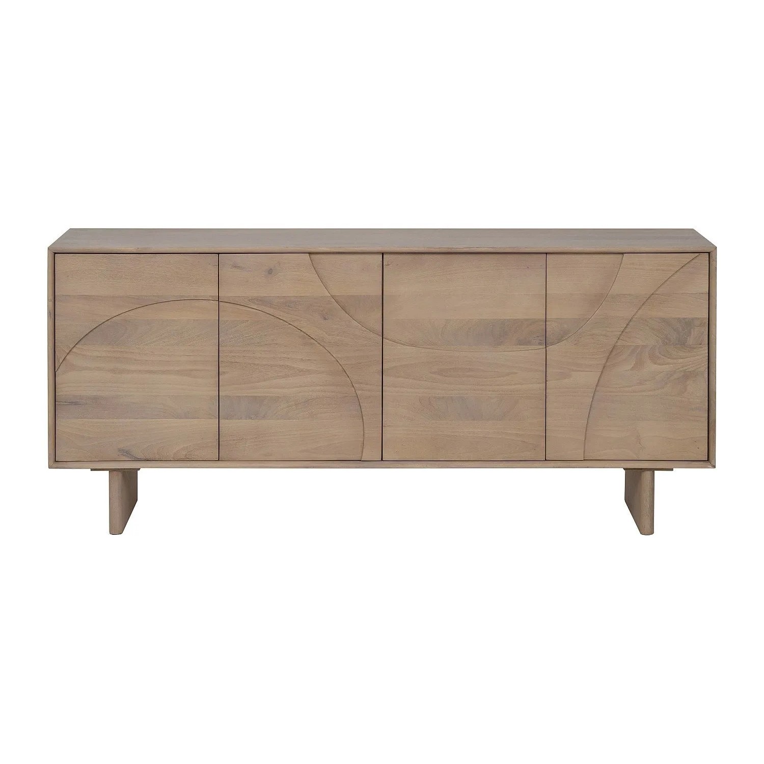 Vente-unique Sideboard Berlama Naturfarben Hell 170 cm
