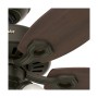 HUNTER Deckenventilator Builder Plus 132cm Bronze mit Leuchte und Zugbändern.