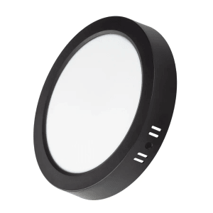 LUXULA LED Aufbauleuchte 12W IP44-Geschützt 1200lm Lichtfarbe Einstellbar CCT Deckenleuchte Rund Ø175x34mm Badezimmerlampe Schwarz