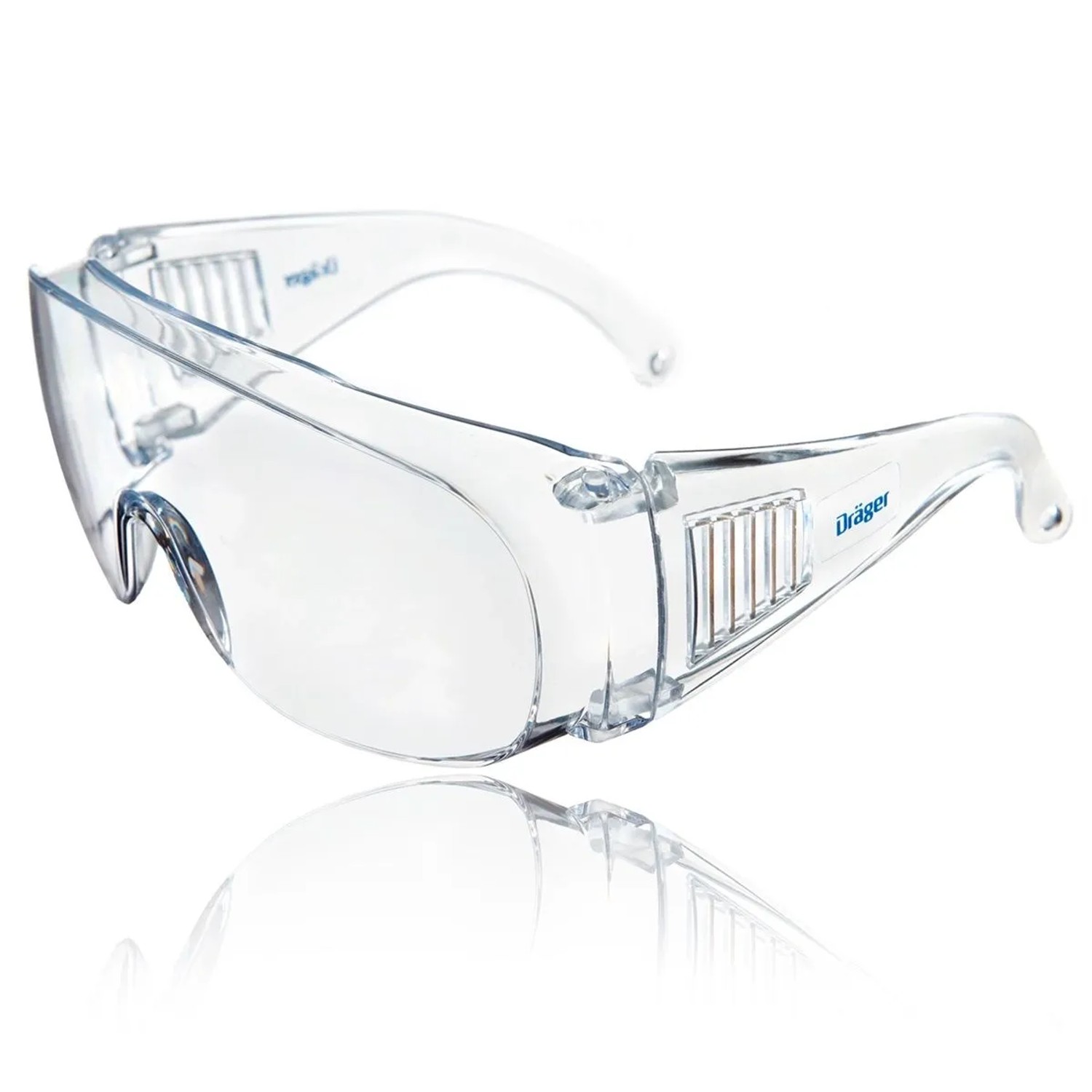 Dräger Schutzbrille Sicherheitsbrille X-pect 8110 für Bauarbeiten Holzarbeiten Renovierungsarbeiten Universalgröße Klar