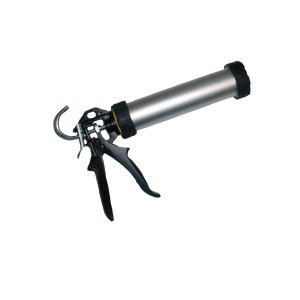 LUX Kartuschenpresse Alu Comfort 310 ml für Dichtstoffe, mit Aluminiumgehäuse und stufenlosem Vorschub.