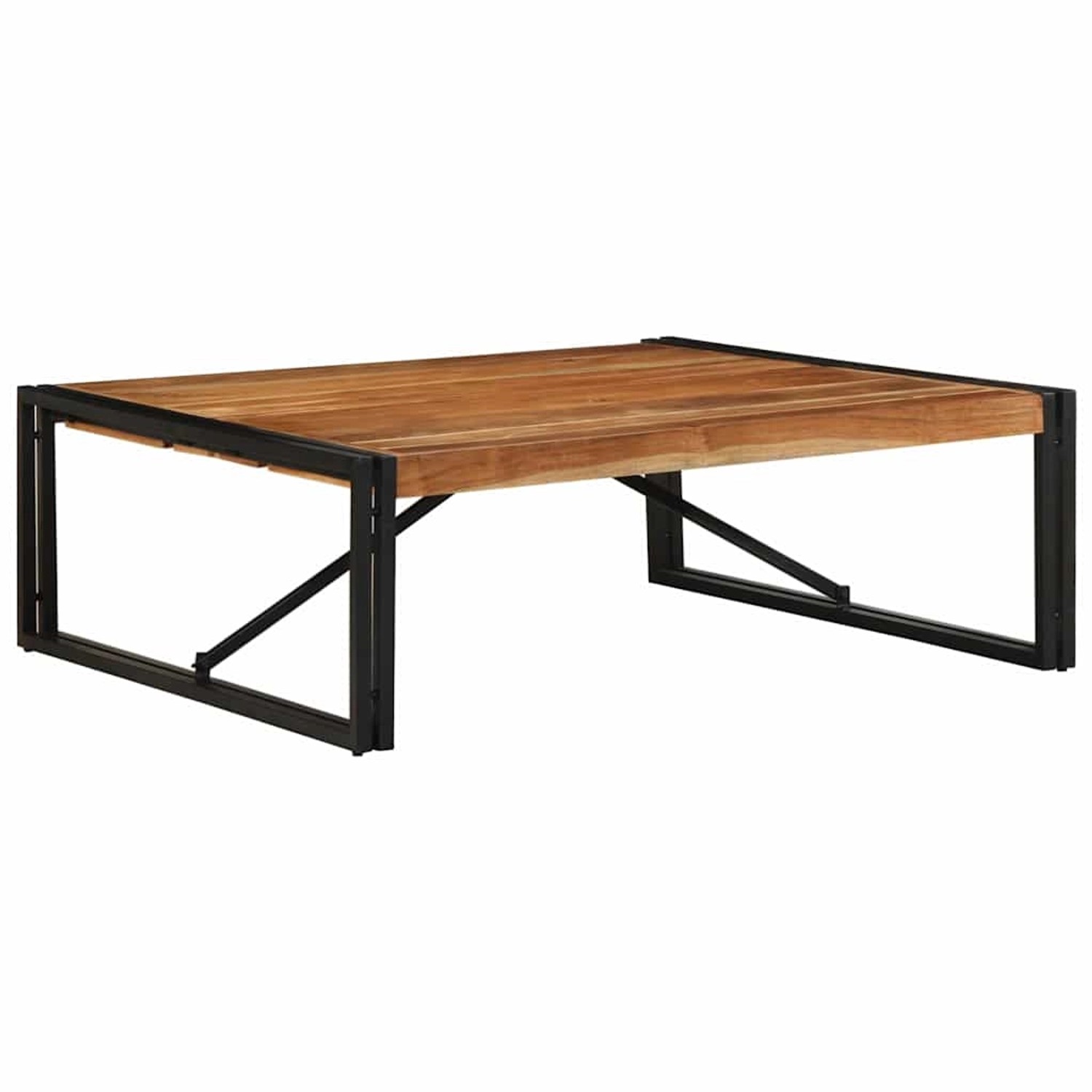 vidaXL Couchtisch 100x100x35 cm Raues Massivholz Akazie 4016669 günstig online kaufen