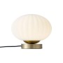 QAZQA Design Tischleuchte Messing mit Opalglas Mochi_6