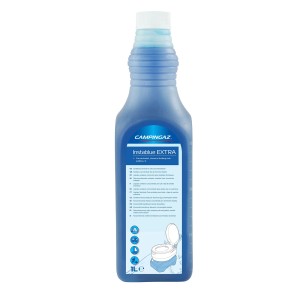 Blaue 1L Campingaz Instablue Extra Sanitärkonzentrat Flasche für mobile Toiletten. Hygienischer Zusatz für Camping & Zubehör.