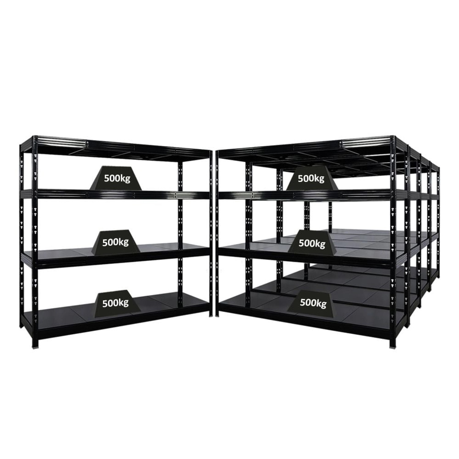 PROREGAL Mega Deal 5x Profi Schwerlastregal Rhino HxBxT 180x200x60cm 4 Stah günstig online kaufen