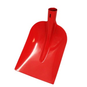 Rote Galaflor Betonschaufel aus pulverbeschichtetem Stahl, 22,5x28cm Schaufelkopf für Bau & Garten.