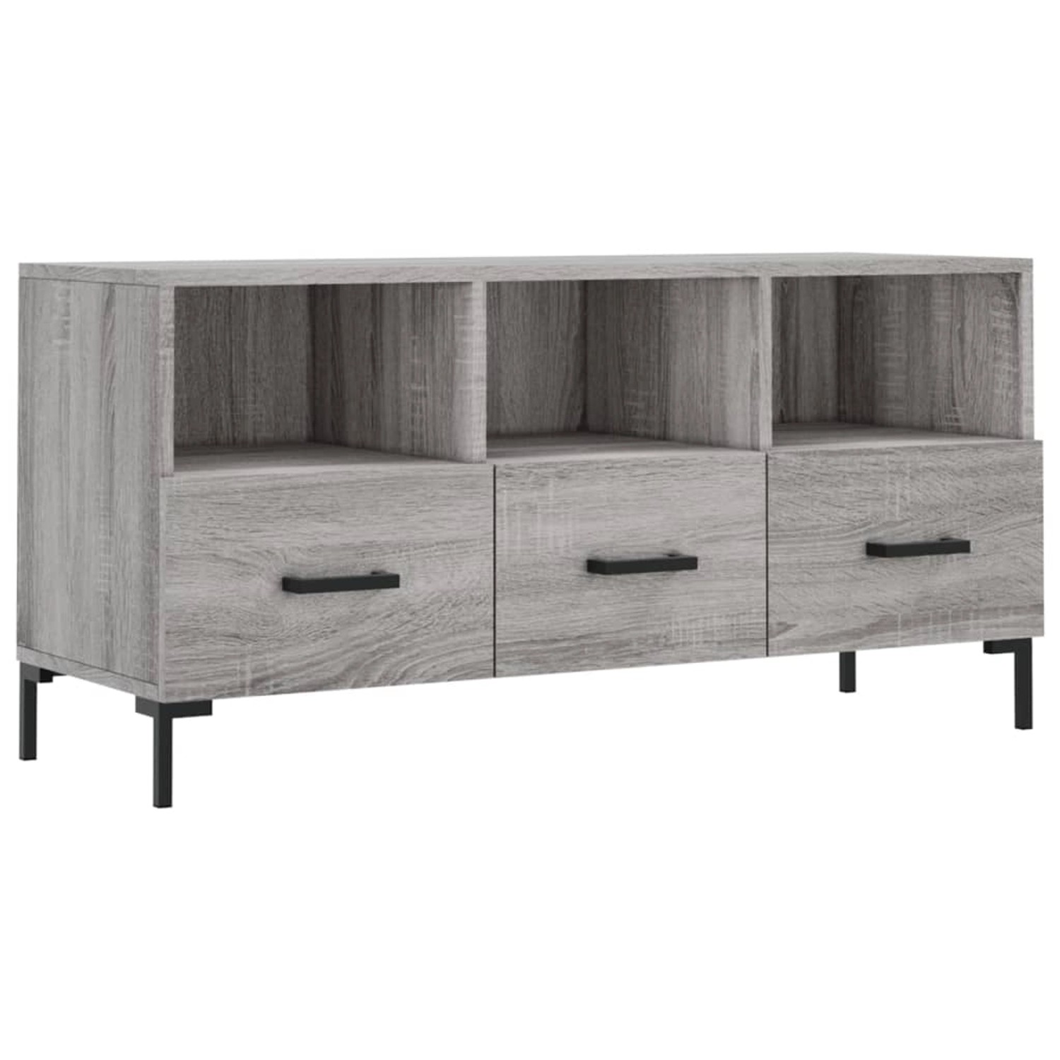 Thumbnail - VidaXL TV-Schrank Grau Sonoma 102x36x50 cm Holzwerkstoff Modell 4