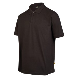 Schwarzes Hans Schäfer Workwear Polo-Shirt, Größe M, für Arbeitskleidung.