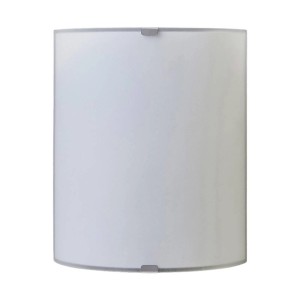 Lindby Wandleuchte Wandlampe Innen Phil 9620800 Modern in Weiß aus Glas 1-flammig E27 Flurleuchte