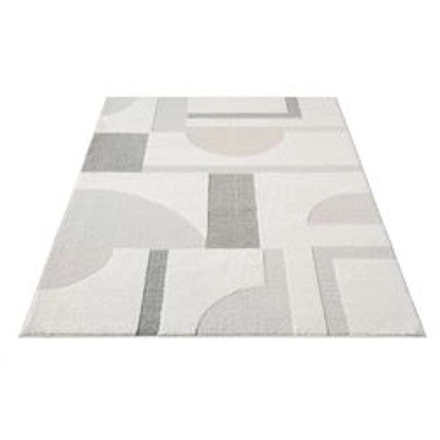 payé Teppich Ello 9992 Boho Flachflor 140x200 cm Grau günstig online kaufen
