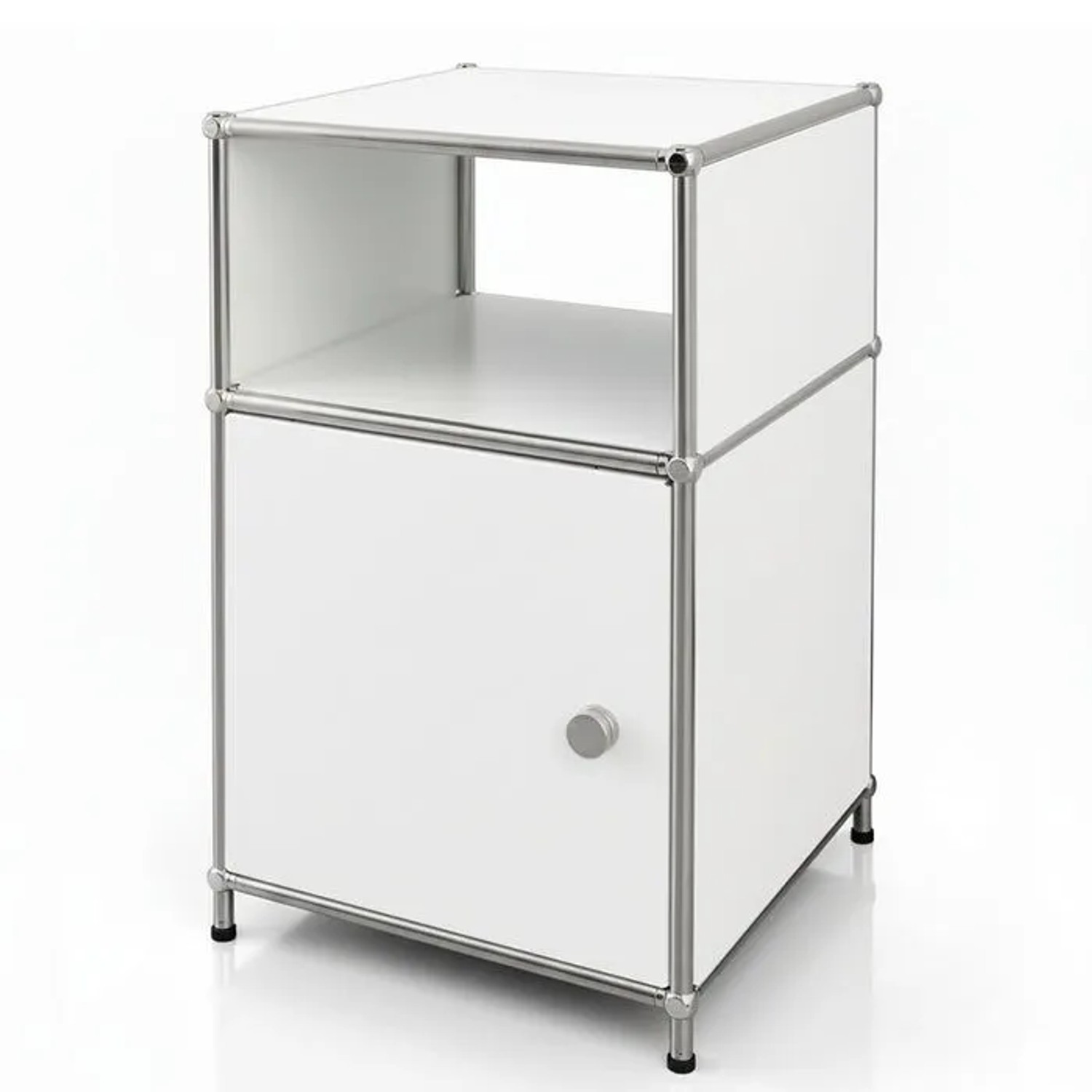 Floordirekt Metallregal Concept Epure MK-040 3 Ebenen 40 x 40 x 65 cm Weiß günstig online kaufen