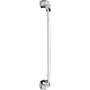 Wenko Badewannengriff Secura, 43 cm, Chrom, zur sicheren Montage an der Wand für mehr Sicherheit im Bad.