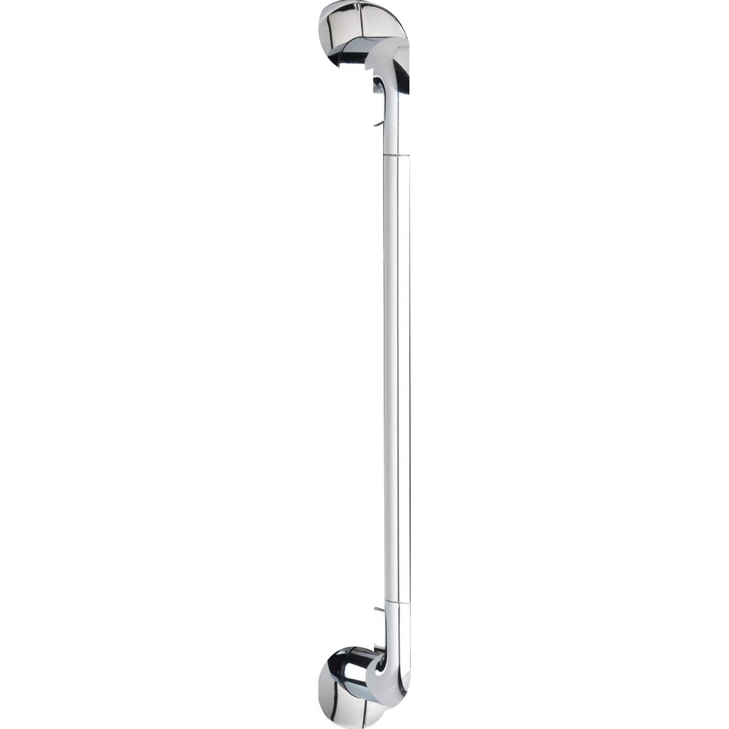Wenko Badewannengriff Secura, 43 cm, Chrom, zur sicheren Montage an der Wand für mehr Sicherheit im Bad.