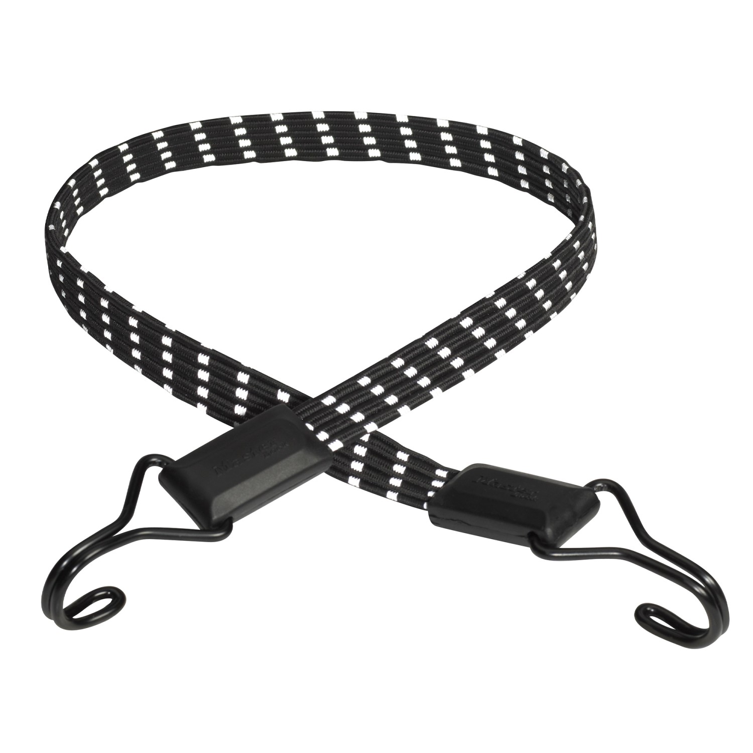 Master Lock Gummi-Spannseil Reflective Smooth 3229EURDAT Schwarz 80 cm