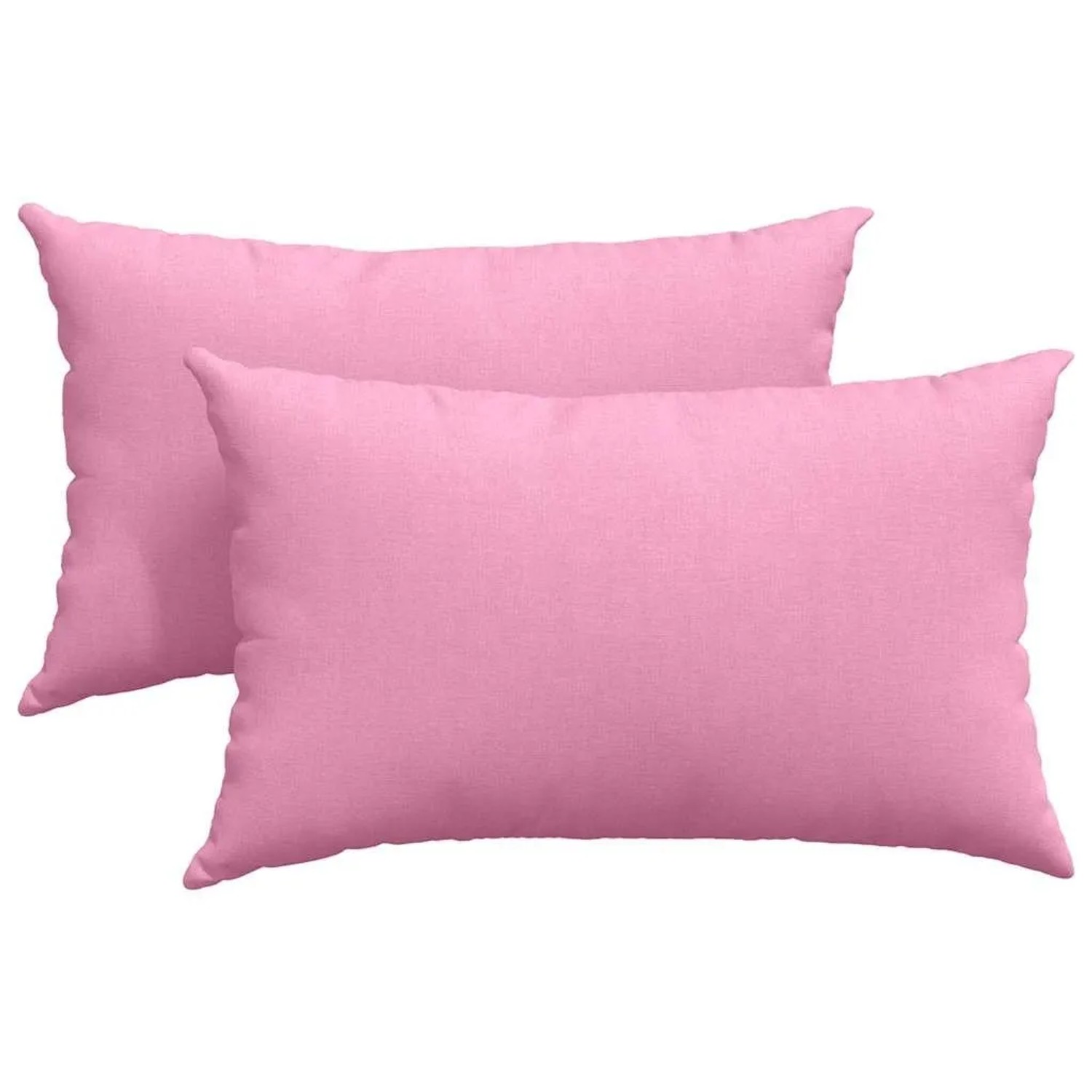 vidaXL Sofakissen 2 Stück Rosa 50 x 30 cm Stoff 42013625